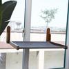 Cat Window Hammock Shelves Foldable Storage Wooden Frame Bed Perch for