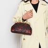 2025 Neue Muscheltasche im chinesischen Stil Kettentasche Nietenhandtasche Jahr des Drachen Aufdruck Damen Schultertasche Umhängetasche
