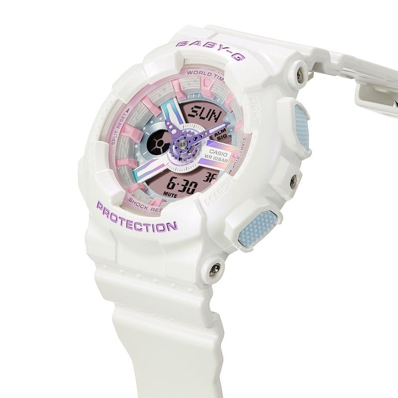 Casio Baby-G Women's Resin 100M Water Resistant Analog Shock Resistant Quartz Watch BA-110FH-7A