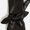 BIMBA Y LOLA [23FW] BIMBA Y LOLA Black Leather Ribbon Gloves B236AIG016BKB