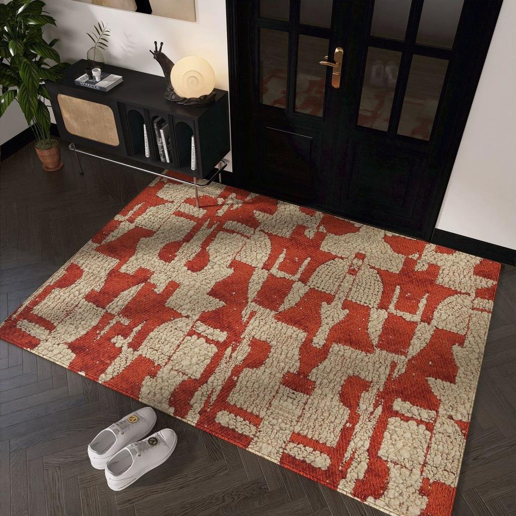 Hot Rug for Hallways Kitchen Non Slip Machine Washable Carpets with Rubber Backing Soft Floral Rugs for Kitchen Decor