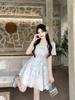 Princess Style Plus Size 2026 Sweet Summer Mesh Bow Dress