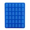 Bear Shape Ice Cube Box Mold Tray Maker Silicone Ice Cream Chocolate (Dark Blue   Dropper)
