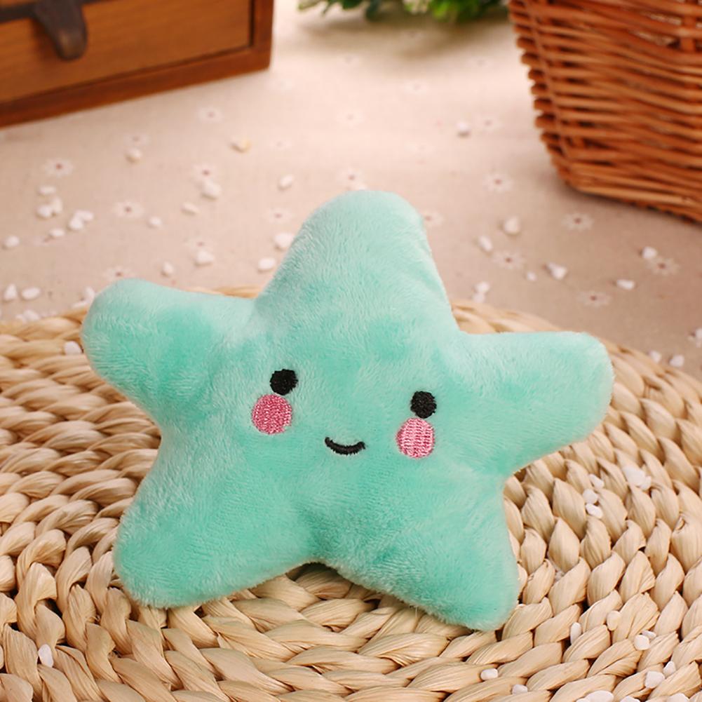 Pet Dog Chew Toy Plush Star Shaped Soft Cute Dog Cat Chew Puppy Toys