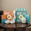 Silk Road Floral Ceramic Tea Set Gift Box