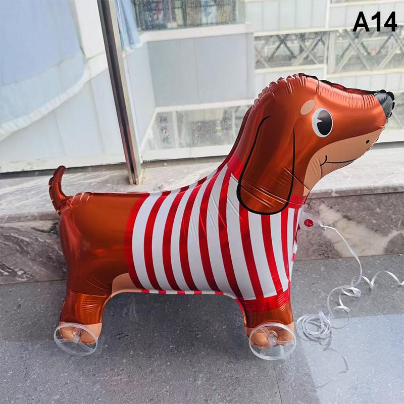 HUAHUA4D Alphabet Foil Balloon Elephant Design with Wheels for Kids' Parties and Baby ShowersHUAHUA