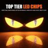 Multicolor Flashing License Plate Light LED LED Devil Eye Light  For Electric Vehicle