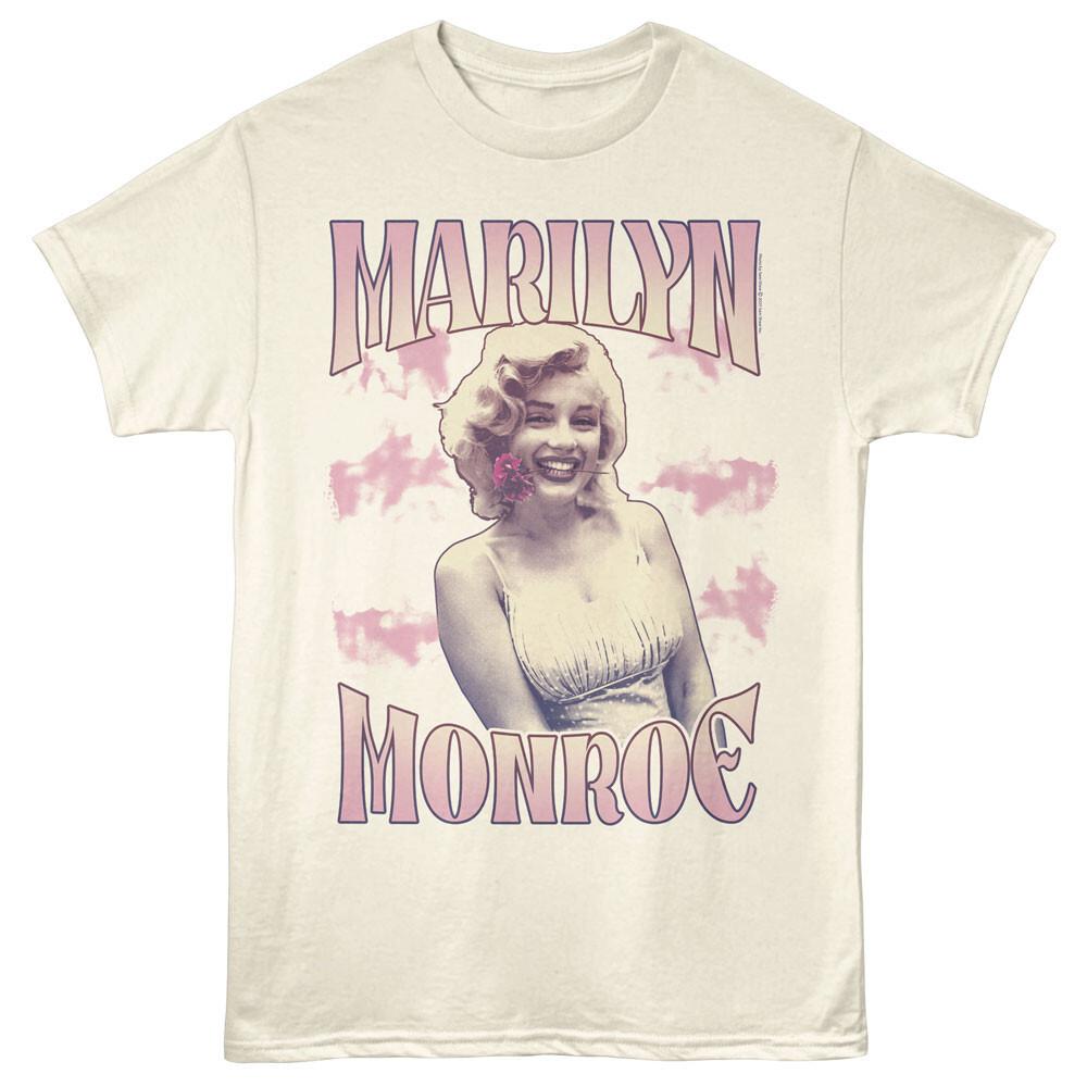 

Marilyn Monroe Photo Clouds & Rose Men s T Shirt Unisex T-Shirt XXXXL
