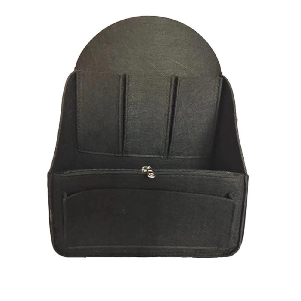 

Felt Backpack Organizer Multi-layered Travel Cosmetic Bag DIY Rucksack Insert Bag Trip чёрный
