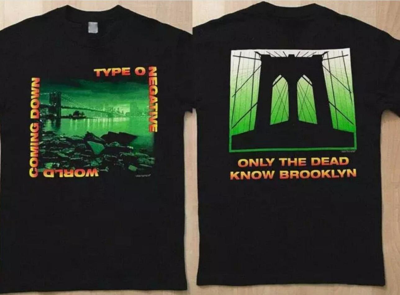 VTG 90s Type O Negative World Coming Down 1999 Tour T-shirt size S-5XL XXXXL