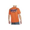 Nike ACG Letter Print Pattern Crewneck Short Sleeve T-Shirt Men Tops Orange FJ1131-893