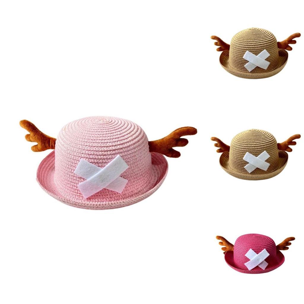 Kolorowy Dwuwymiarowy Kapelusz Kopułowy Chopper z One Piece Jako Rekwizyty do Cosplayu dla Rodziców i Dzieci