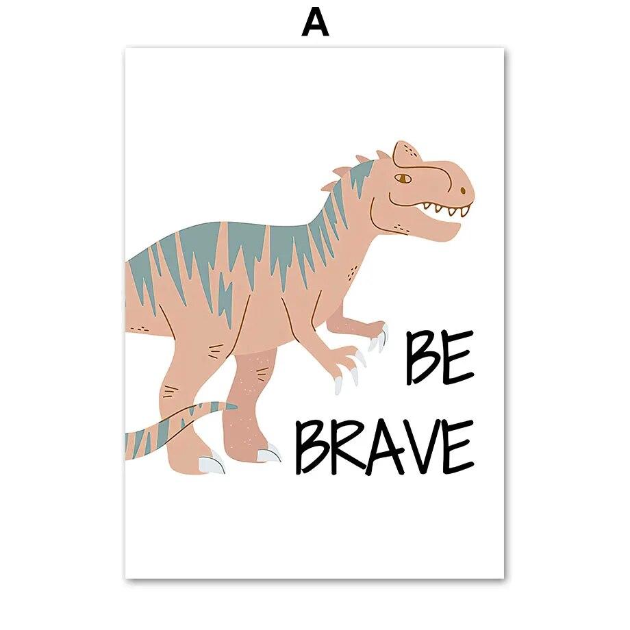 

Брахиозавр T-Rex динозавр Юрского периода Радуга Солнце настенное искусство печать на холсте живопись образовательные плакаты фотографии декор для детской комнаты для мальчиков 21cm×30cm NoFrame