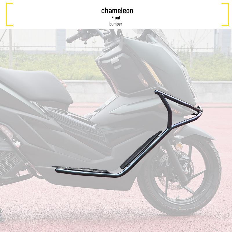 Zongshen 150X Crash Bars, Anti-fall Bumpers, Luggage Rack & Windshield Mod