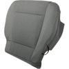 Driver Bottom Seat Cover Cloth Replacement Gray Fit for Ford F150 XLT 2015 2016 2017 2018