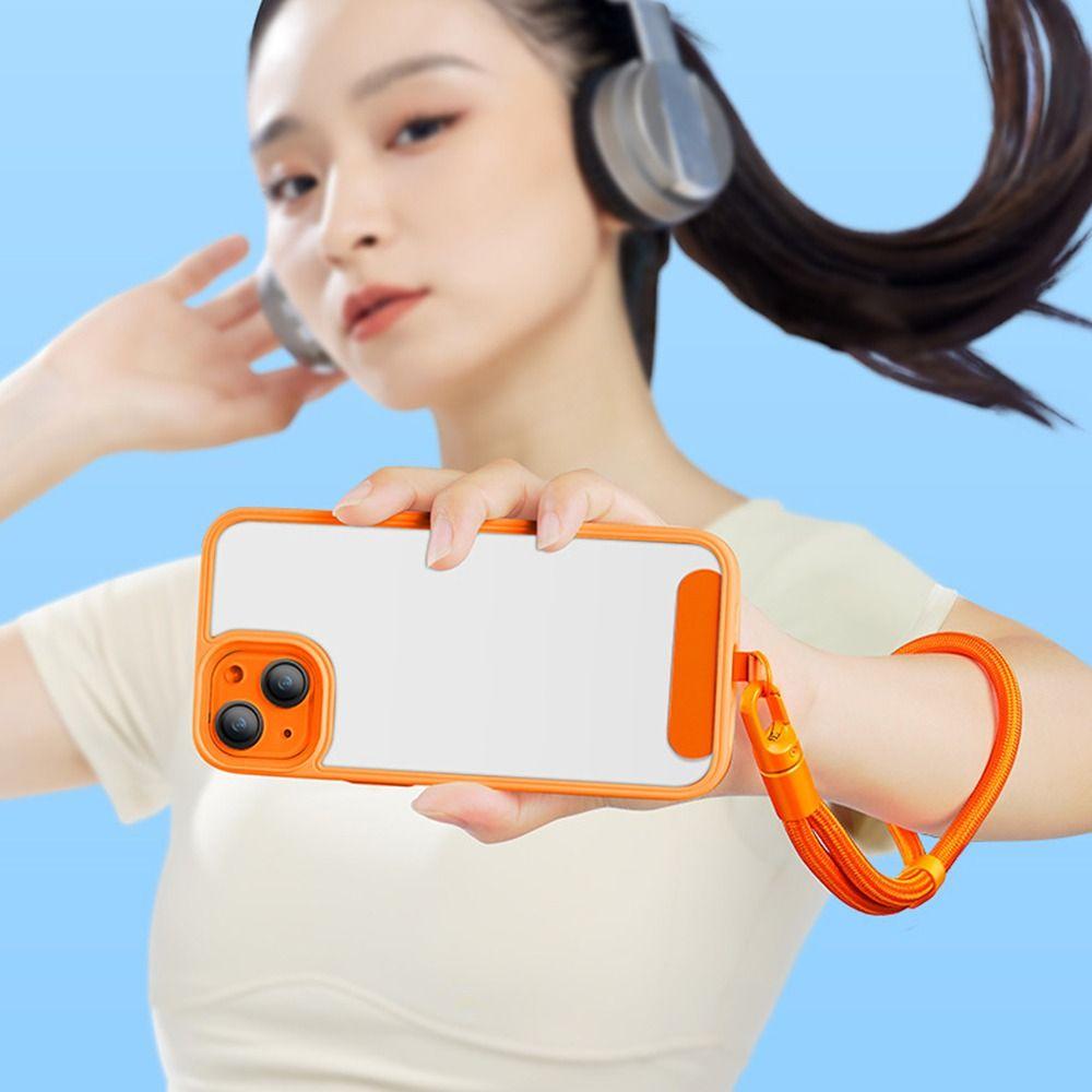 Adjustable Lanyard Woven Hanging Rope Cell Phone Accessories Wrist Strap  Mobile Phone