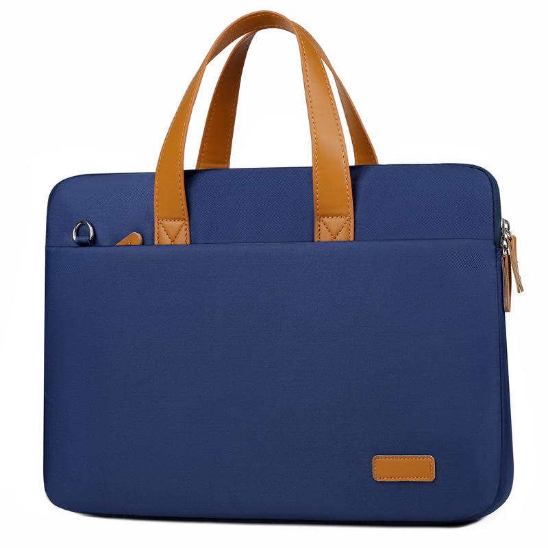 Color Women's Portable Cosmetic Bag File Bag Crossbody Laptop Bag Public Bag