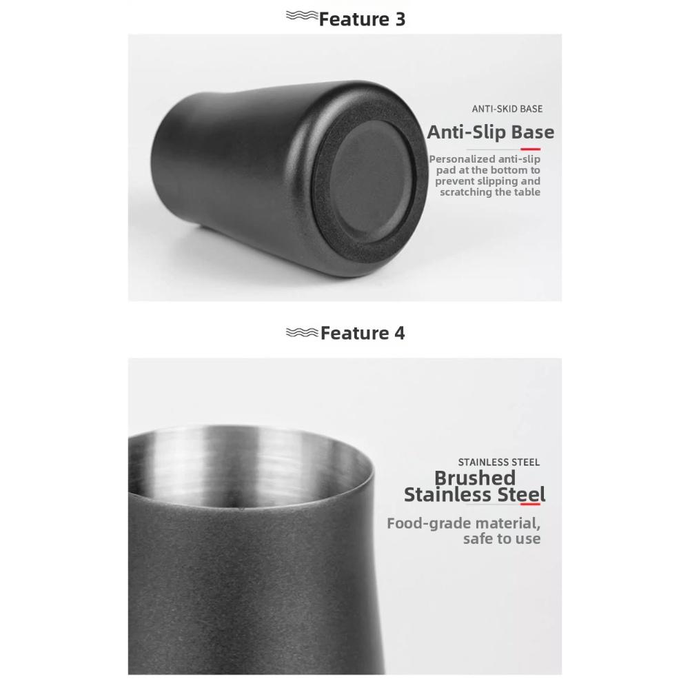 Kaffeefilter aus Edelstahl für die manuelle Kaffeezubereitung mit effizienter Siebung und Aromakonzentration, leicht zu reinigen und tragbar