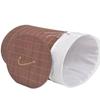 VidaXL Panier à linge ovale Bambou Marron
