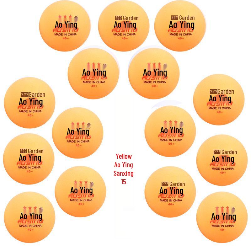 High Elasticity Durable Table Tennis Ball for Professional Training and School Competitions