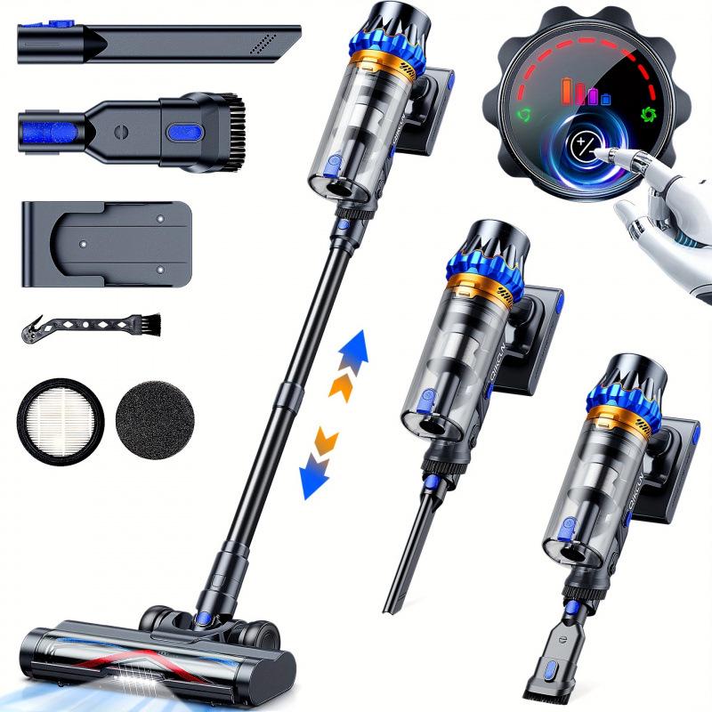 

2025 Cordless Vacuum Cleaner 450W 45Kpa with LED Headlight