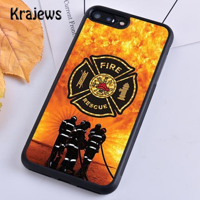 Krajews Fire Rescue Department Phone Case Cover For iPhone 14 5 6s 7 8 plus X XR XS 11 12 13 pro max Samsung Galaxy S21 S22ultra