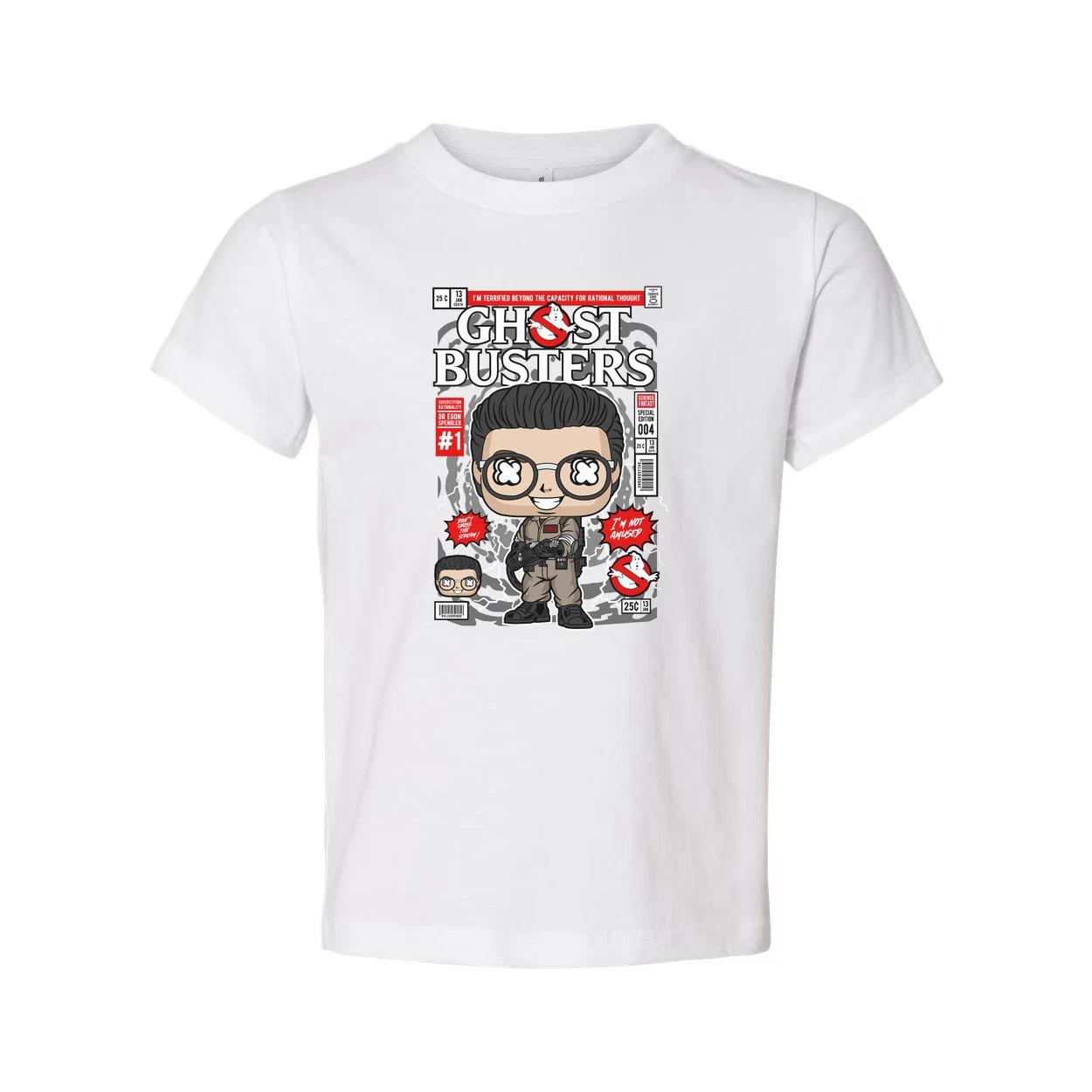 

Ghostbusters Dr Egon Spengler Cartoon Style Graphic T Shirt Unisex Casual Wear L L