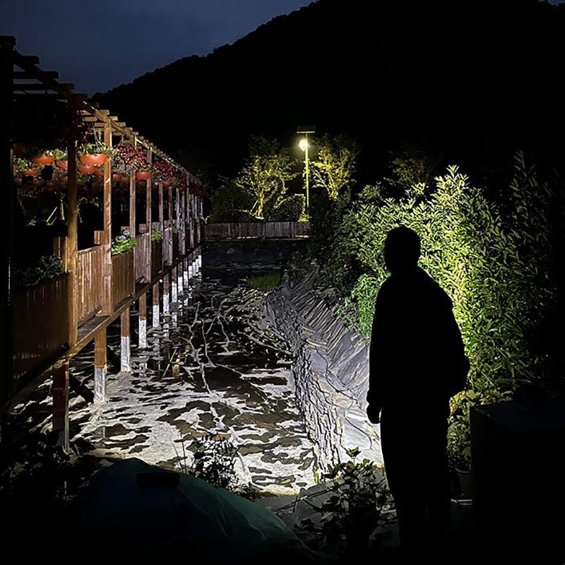 Led High Bright Flashlight Portable Mini Keychain Light Dual Light Source Outdoor Camping Fishing Multi-Function Tool Torch Lamp