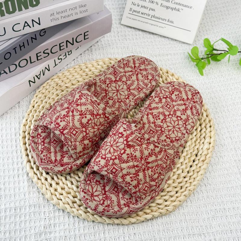 2025 Unisex Linen Slippers: Silent, Non-slip Cotton for All Seasons, Ideal for Home and Indoor Wooden Floors.