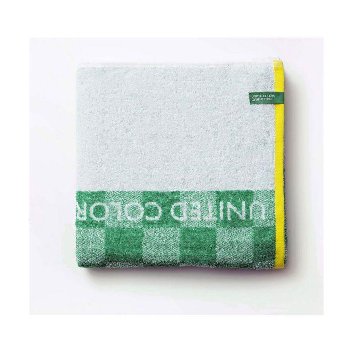 Serviette de plage - Benetton - BE148 - 140 x 170 cm - 100% coton - Vert