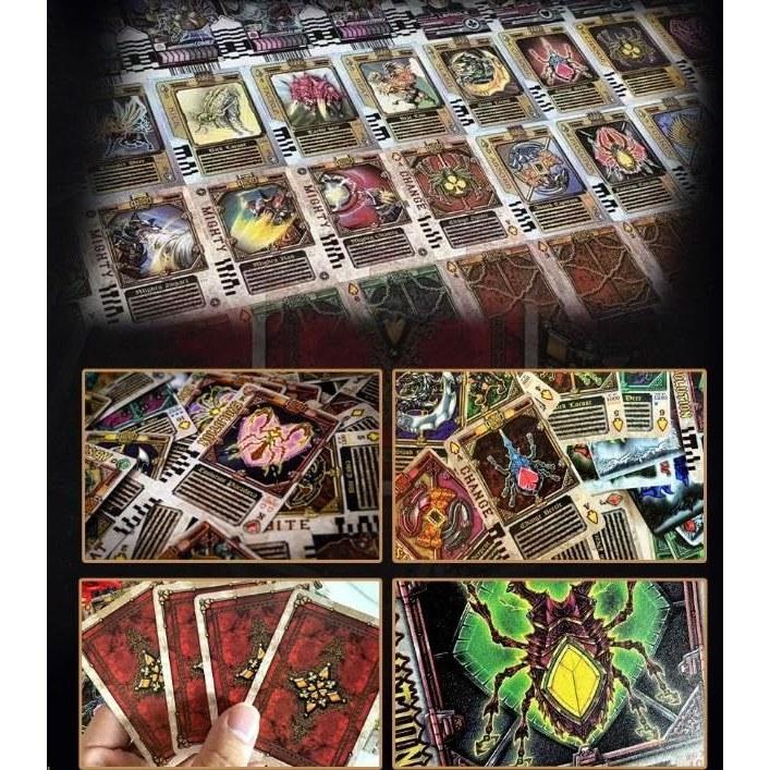 EUYUL Carte da Gioco Kamen Rider 55/100 Versione Regolare Deluxe Decade Ken Gildoraz Gioco di Carte Tavolo Festa Bevendo Gioco Accessori Cosplay Merce Regalo