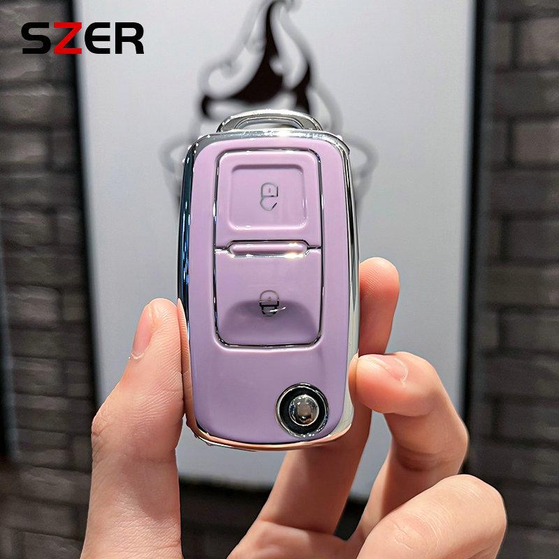 2 3 Buttons For VW Volkswagen MK4 Bora Golf 4 5 6 Jetta Passat Polo Bora Touran Skoda Seat New TPU Car Key Case Cover Shell Fob