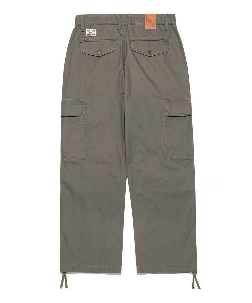 LEE Herringbone Cargo Pants Gray