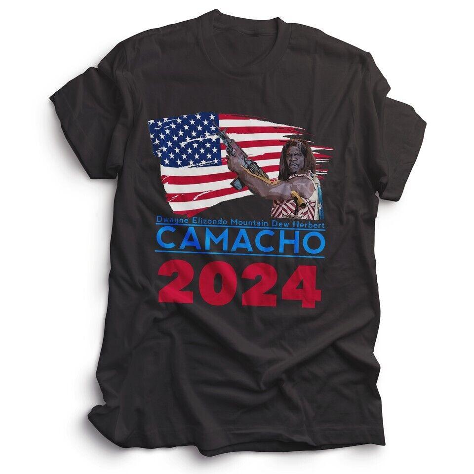 SALE Idiocracy Camacho President 2024 Election T-Shirt Luke Wilson Brawndo Tee C Unisex T-Shirt L