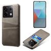 For Xiaomi Redmi Note 13 Pro 5G/Poco X6 5G Slim Case Shockproof PU+PC Phone Cover with Dual Card Slots