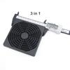 120mm PC Fan Dustproof Cover Mesh Grill Guard Protector with Removable Front Plate Dust Filter for PC Case Cooling Fan