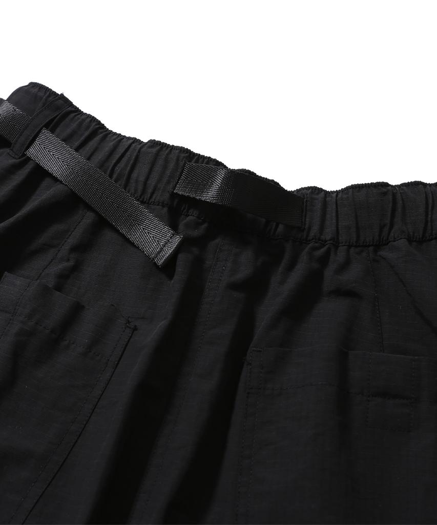 Haebeuopeudyuti Ripstop Hiker Fatigue Skirt (Black)