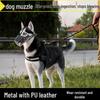 Universal Dog Muzzle for Malinois, Doberman, Golden Retriever, and German Shepherd - Anti-Bite, Anti-Bark, Anti-Ingestion Mouth Cover.