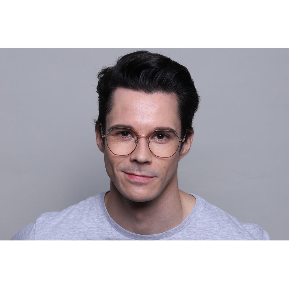 Full Rim Oval Black Gold Smartbuy Collection Athabasca L122a Fashion Unisex Eyeglasses