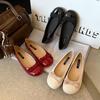Women's Plus Size Mary Jane Flats: Round Toe, Wide Fit, Sizes 41-43, Sweet Granny Style