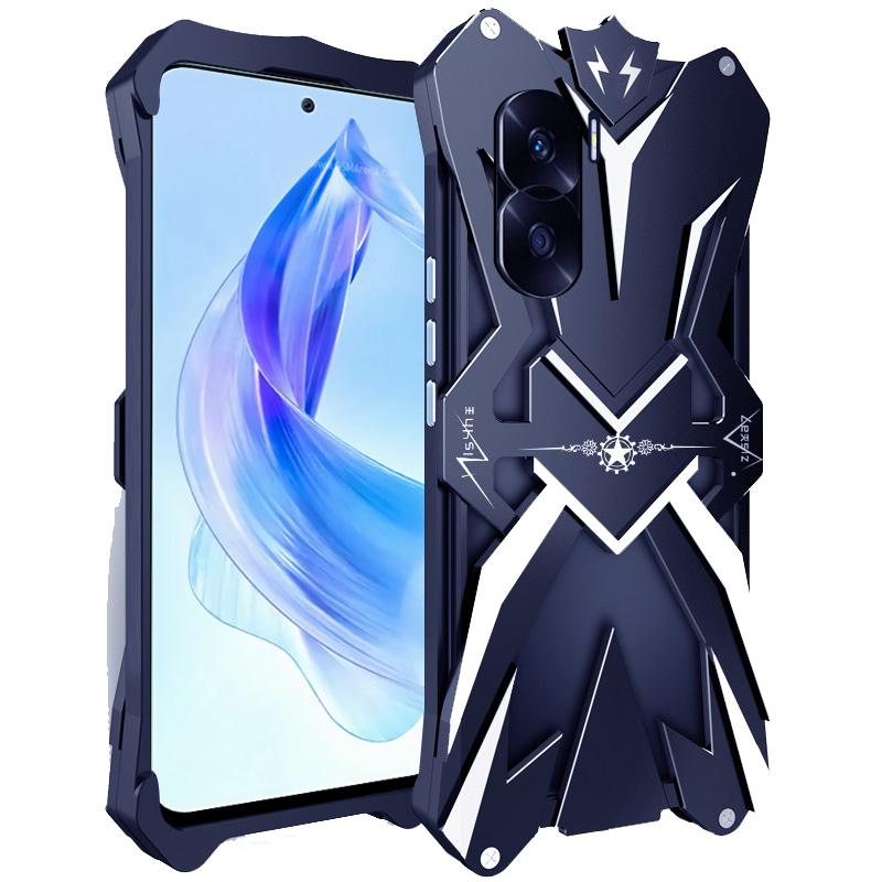 For Honor 90 Lite 5G Phone Case Slim-Fit Aluminum Alloy Mobile Phone Cover Shell