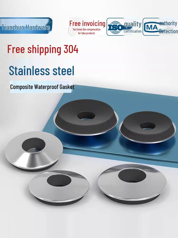 304 Stainless Steel Waterproof EPDM Non-Slip Self-Tapping Screws with Composite Gasket for Color Steel Tiles