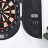 Electronic Dartboard with Voice Announcements English Voice LED Displays 6 Darts 26 Games 185 Variants Dart Machine with Door Dartboard Set for up to