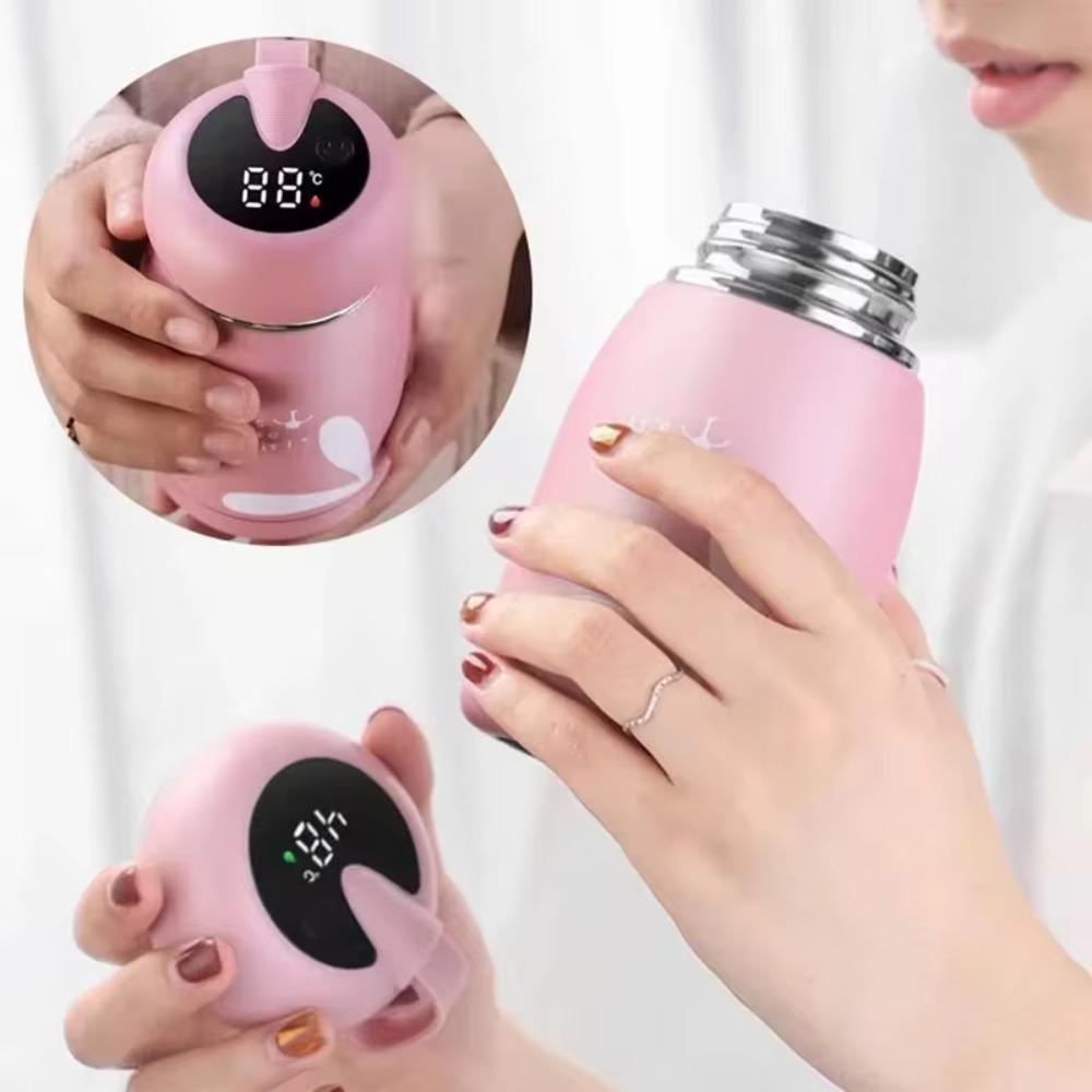 320ml Intelligent Thermos Bottle Stainless Steel Travel Bottle Portable Smart Thermos Cup  Gift