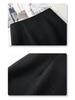 Women's Gray Bodycon Midi Skirt, High-End Spring 2025 Slim Fit