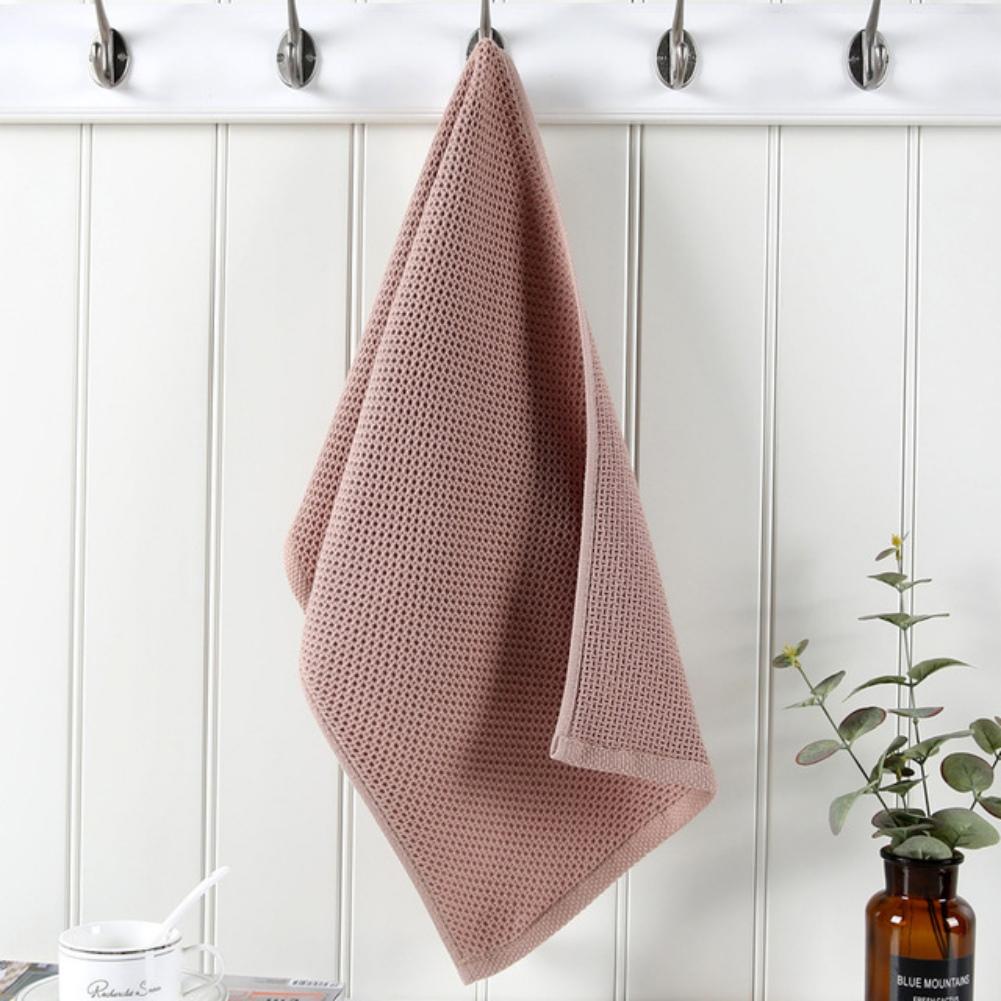 Cotton Hand Towel Highly Absorbent Soft Towels Waffle Weave Kitchen Dish Towels Multipurpose Use for Bathroom Shower Spa Hotel