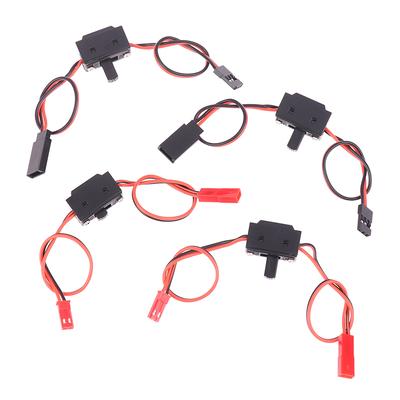 2 ks Přijímač Zapnutí / Vypnutí Baterie RC Spínač S Futaba / Jr Jst Konektorem Kabel Pro RC Pevnokřídlé Drony Modelové Auto Loď