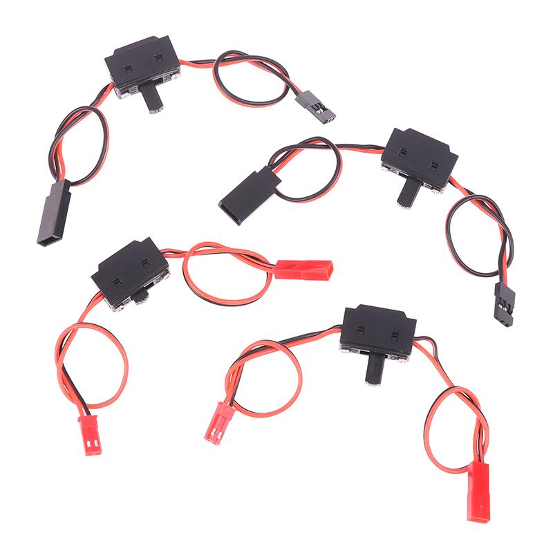 2 buc Receptor Pornit / Oprit Baterie Comutator Rc Cu Cablu Conector Futaba / Jr Jst Pentru Drone Rc cu Aripi Fixe Model Mașină Barcă