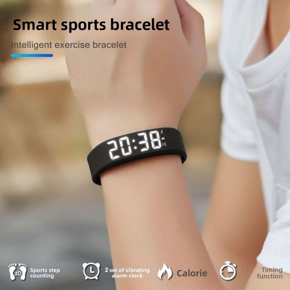 Waterproof Fitness Tracker with Calorie Counter Vibrating Alarm Bracelet for Students