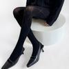 Women'S Tights Autumn And Winter Retro Rhombus Jacquard Elastic Cotton Pantyhose Women Lingerie Hosiery Body Stockings Pantyhose